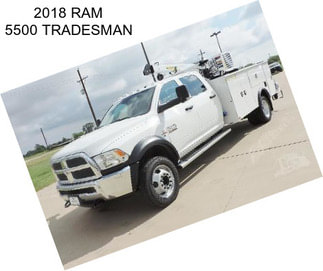 2018 RAM 5500 TRADESMAN