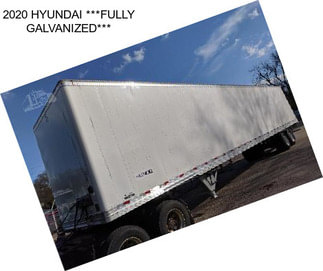 2020 HYUNDAI ***FULLY GALVANIZED***