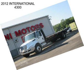 2012 INTERNATIONAL 4300