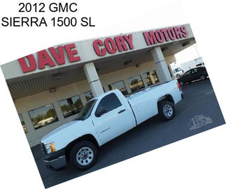 2012 GMC SIERRA 1500 SL