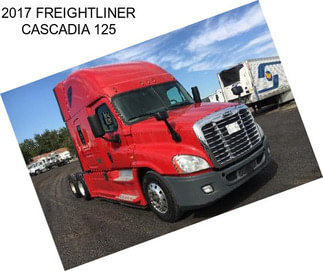 2017 FREIGHTLINER CASCADIA 125