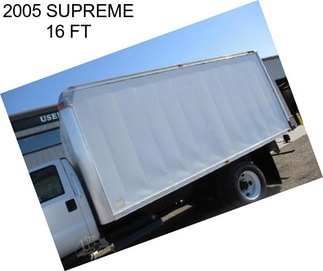 2005 SUPREME 16 FT