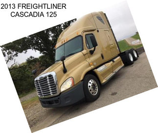 2013 FREIGHTLINER CASCADIA 125