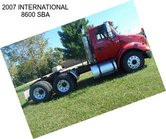 2007 INTERNATIONAL 8600 SBA