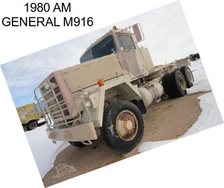 1980 AM GENERAL M916