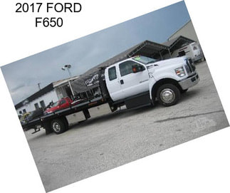 2017 FORD F650