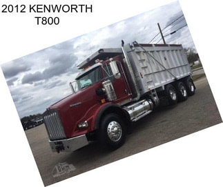 2012 KENWORTH T800