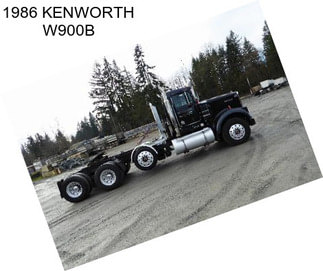 1986 KENWORTH W900B