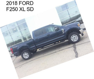 2018 FORD F250 XL SD