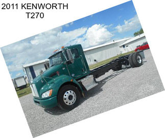 2011 KENWORTH T270