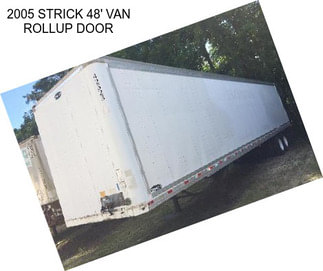 2005 STRICK 48\' VAN ROLLUP DOOR