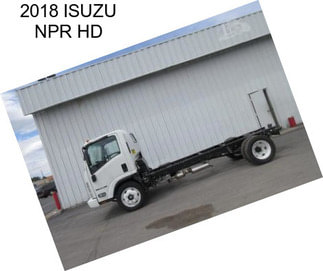 2018 ISUZU NPR HD