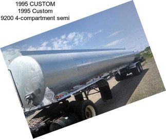 1995 CUSTOM 1995 Custom 9200 4-compartment semi