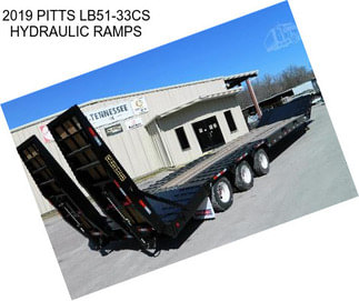 2019 PITTS LB51-33CS HYDRAULIC RAMPS