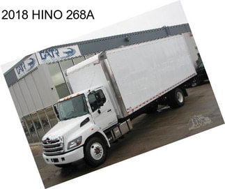 2018 HINO 268A