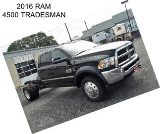 2016 RAM 4500 TRADESMAN