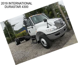 2019 INTERNATIONAL DURASTAR 4300