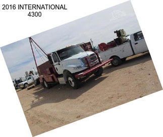 2016 INTERNATIONAL 4300