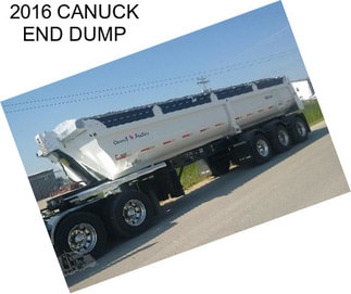 2016 CANUCK END DUMP