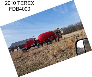 2010 TEREX FDB4000