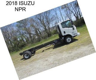 2018 ISUZU NPR