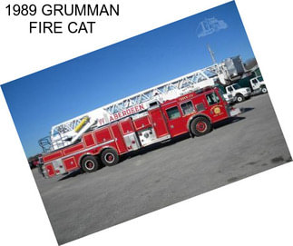 1989 GRUMMAN FIRE CAT