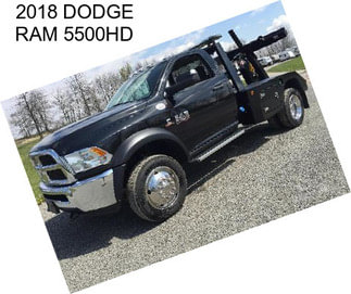 2018 DODGE RAM 5500HD