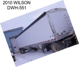 2010 WILSON DWH-551