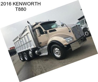 2016 KENWORTH T880