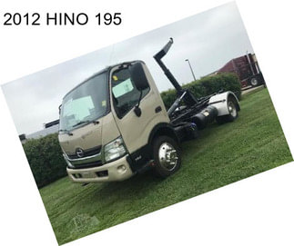 2012 HINO 195