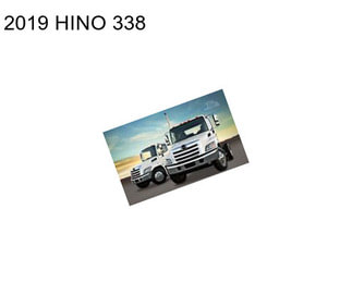 2019 HINO 338