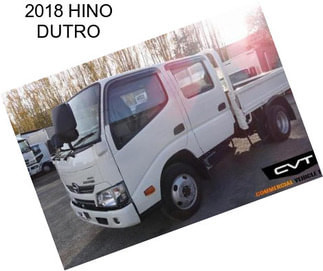 2018 HINO DUTRO