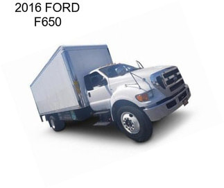 2016 FORD F650