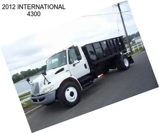 2012 INTERNATIONAL 4300