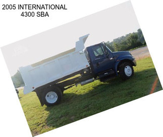 2005 INTERNATIONAL 4300 SBA