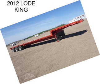 2012 LODE KING