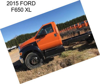 2015 FORD F650 XL
