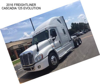 2016 FREIGHTLINER CASCADIA 125 EVOLUTION