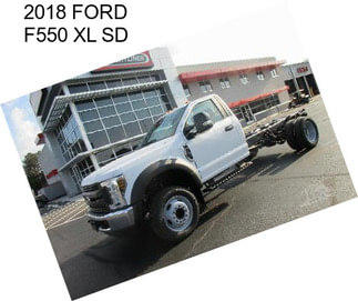 2018 FORD F550 XL SD