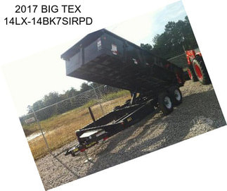 2017 BIG TEX 14LX-14BK7SIRPD