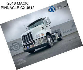 2018 MACK PINNACLE CXU612