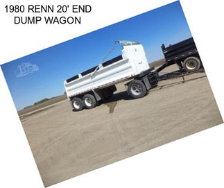 1980 RENN 20\' END DUMP WAGON