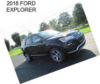 2018 FORD EXPLORER