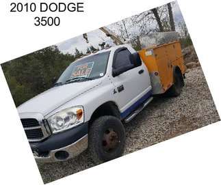 2010 DODGE 3500