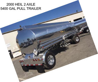 2000 HEIL 2 AXLE 5400 GAL PULL TRAILER