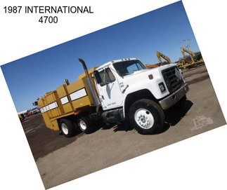 1987 INTERNATIONAL 4700