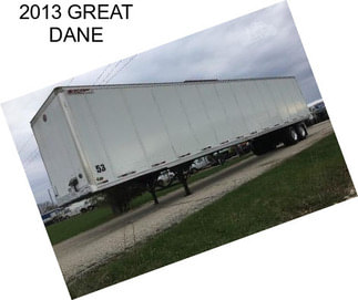 2013 GREAT DANE