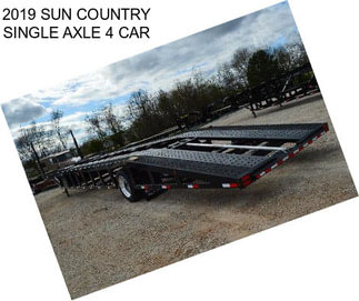 2019 SUN COUNTRY SINGLE AXLE 4 CAR