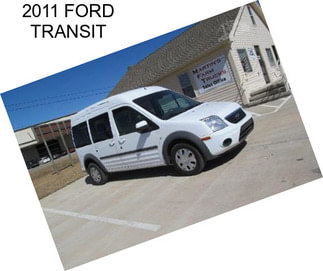 2011 FORD TRANSIT