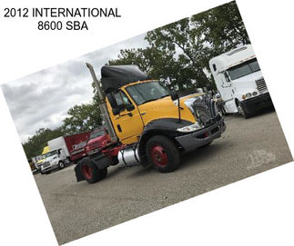 2012 INTERNATIONAL 8600 SBA